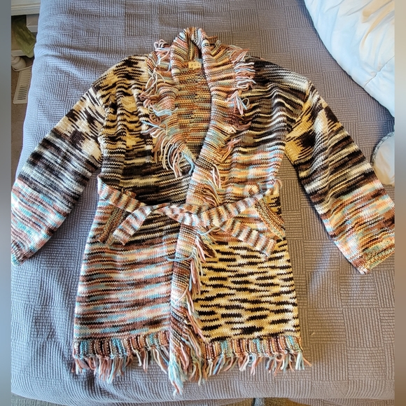 Boho Fringe Cardigan - Picture 3 of 4